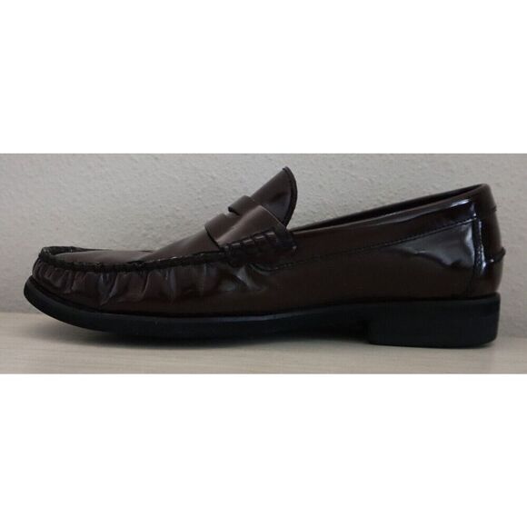 Florsheim 12195-601 Men's Sz 7.5D Burgundy Berkley Flex Penny Loafers - Picture 7 of 11